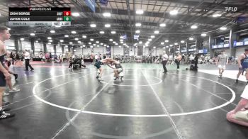 132 lbs Rr Rnd 2 - Zion Borge, Team Shutt vs Zayde Cole, All-American Wrestling Club HS