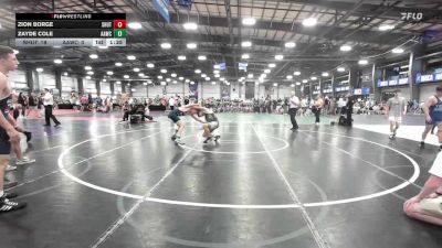 132 lbs Rr Rnd 2 - Zion Borge, Team Shutt vs Zayde Cole, All-American Wrestling Club HS