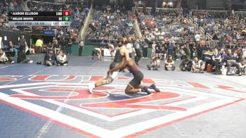 7A 150 lbs Quarterfinal - Aaron Ellison, Lumberton vs Miles White, Weddington High School