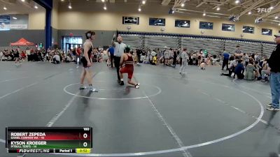 160 lbs Round 3 (8 Team) - Robert Zepeda, Daniel Cormier WA vs Kyson Kroeger, PitBull Terps