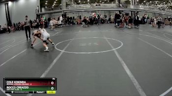 76 lbs Round 1 (4 Team) - Cole Kokinda, Revival Uprising Orange vs Rocco Creazzo, Grit Mat Club