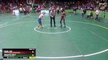 113 lbs Champ. Round 1 - Bradyn Volz, Eastern Hancock vs Nigel Dix, Brebeuf Jesuit Preparatory