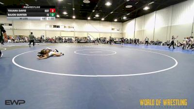 96 lbs Quarterfinal - Tijuana Davis, Best Trained 12U vs BaJon Gunter, Full Circle 12U