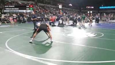 120 lbs Round Of 32 - Alex Ramos, Clovis West (CS) vs Emilio Escobar, Granite Hills (SD)