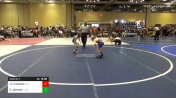 Match - Kanon Coleman, Team Aggression vs Ethan Johnson, Lundell Wrestling Club