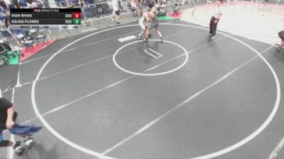 165 lbs Cons. Round 3 - Julian Flores, Rowland High School vs Ivan Rivas, El Dorado