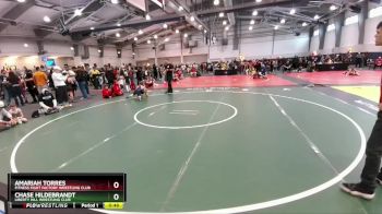 75 lbs Champ. Round 2 - Chase Hildebrandt, Liberty Hill Wrestling Club vs Amariah Torres, Fitness Fight Factory Wrestling Club
