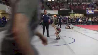 49 lbs Champ. Round 1 - Easton Anderson, Helena Wrestling Club vs Austin Hackney, Butte Wrestling Club