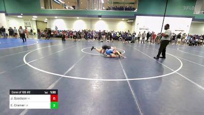 126 lbs Consi Of 128 #2 - Jared Goodson, VA vs Elijah Cramer, VA