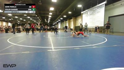 55 lbs Rr Rnd 2 - Ashe Padilla, Juggernaut Wrestling Club vs Collin Gandee, North Desoto Wrestling Academy