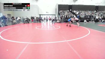 190-I lbs Consi Of 8 #2 - Brady Kale, G6 vs Josiah Barrera, RedNose Wrestling School