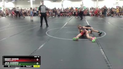 56 lbs Round 1 (6 Team) - Brody Owens, Firebird Elite vs Jack Sanders, Quaker Nation Black