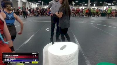 70 lbs Round 1 (8 Team) - Kaylie O`Steen, Cordoba Trained vs Alice Carey, Validus WC