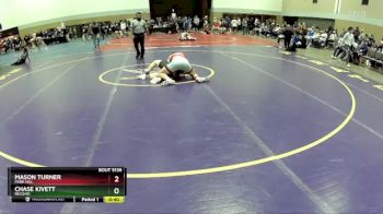 165B Champ. Round 1 - Mason Turner, Park Hill vs Chase Kivett, Neosho