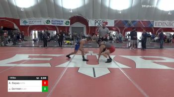 141 lbs Consolation - Andrew Gapas, Rutgers vs Jack Gorman, Cleveland State