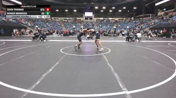 157 lbs Champ. Round 1 - Zach Thomas, Ottawa University vs Roger Mendoza, Labette Community College
