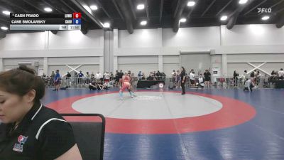 144 lbs Champ. Rd Of 16 - Cash Prado, Level Up Wrestling Center vs Cane Smolarsky, Camden Outsiders