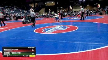 7A-132 lbs Semifinal - Noah Danforth, West Forsyth vs Kieron McCormack, Buford HS