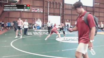 215 lbs 7th Place - Kamdyn Kraklio, Eiwc vs Aaron Ruiz-angel, Nc United/ Mountain Airy High School