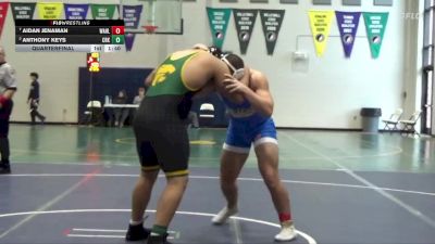 285 lbs Quarterfinal - Aidan Jenaman, Wahlert, Dubuque vs Anthony Keys, Cedar Rapids Kennedy