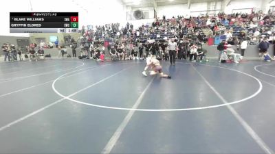91 lbs Semifinal - Blake Williams, Sanderson Wrestling Academy vs Gryffin Eldred, Shootbox Wrestling Club