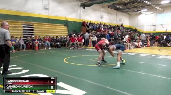 126 lbs Champ. Round 2 - Landon Rusnak, Perry vs Cameron Cureton, Solon