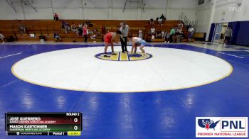 189/215 Round 2 - Mason Kartchner, Sanderson Wrestling Academy vs Jose Guerrero, Daniel Cormier Wrestling Academy