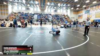 126 lbs Cons. Round 5 - Dylan Fernandez, Gladiator Wrestling Club vs Mark Bonfante, Wellington High School