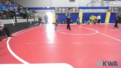 46 lbs Consi Of 8 #2 - Maverick Schadegg, Skiatook Youth Wrestling vs Moxin Hammans, Warner Eagles Youth Wrestling