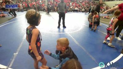 40-43 lbs Consi Of 4 - Laylen Parish, Wagoner Takedown Club vs Bentley Burchett, Raw Wrestling Club