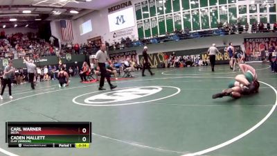 138 lbs Cons. Round 2 - Caden Mallett, Clay (Oregon) vs Carl Warner, Delta