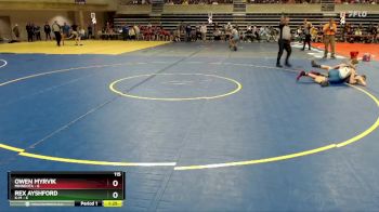 115 lbs Placement (4 Team) - Rex Ayshford, K-M vs Owen Myrvik, Minneota