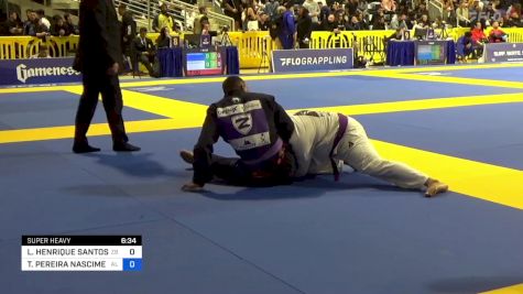 LUIZ HENRIQUE SANTOS BENIGNO vs TIAGO PEREIRA NASCIMENTO FILHO 2024 World Jiu-Jitsu IBJJF Championship