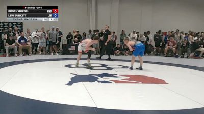 60 kg Champ. Rd Of 256 - Brock Goebel, MWC Wrestling Academy vs Levi Burkett, Legacy Dragons Wrestling