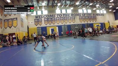 138 lbs Round 3 (8 Team) - Hunter Jessee, Alpha WC vs Austin Schiltz, Naperville Central