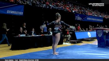 Samantha Smith - Vault, Boise State - 2019 NCAA Gymnastics Regional Championships - Oregon State