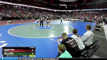 D1-144 lbs Quarterfinal - Jacob Herm, Neenah vs Ben Lauer, Waukesha North