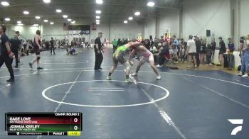 168 lbs Champ. Round 2 - Joshua Keeley, Imlay City Youth WC vs Gage Love, Mattawan Wrestling