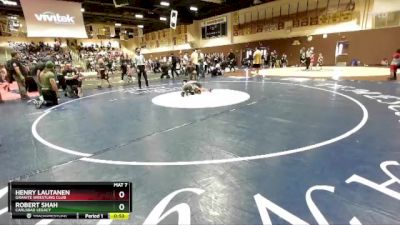 53 lbs 1st Place Match - Robert Shah, Carlsbad Legacy vs Henry Lautanen, Granite Wrestling Club