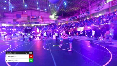 132 lbs Consi Of 8 #2 - Cooper Howell, Brighton WC vs Talon Belding, Beatrice WC