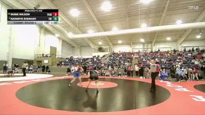 170 lbs Champ. Round 2 - Kathryn Stewart, Fremont vs Rubie Wilson, Pleasant Grove