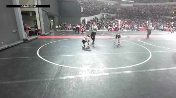 80 lbs Cons. Round 2 - Maxwell Bloom, Menomonie vs Liam Collins, Cuba City Wrestling