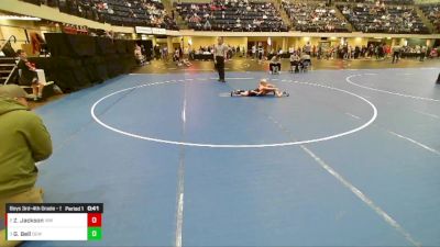 Boys 3rd-4th Grade - 53 Semis - Graysen Bell, DC Elite Wrestling vs Zayden Jackson, Immortal Athletics WC