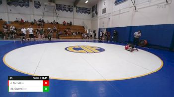 85 lbs Cons. Semi - Nathan Owens, MatTime vs Jayt Farrell, Spring Hills