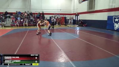 106 lbs Round 3 - Parker Salvail, Grissom Hs vs Jeremy Lambert, Alexandria HS