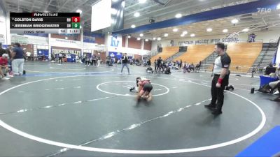 82-88 lbs Cons. Semi - Jeremiah Bridgewater, Sting WC vs Colston Davis, Reign WC