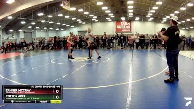 98 lbs Quarterfinal - Tanner McCray, Riverheads Youth Wrestling vs Colton Abel, Powerhouse Wrestling Academy