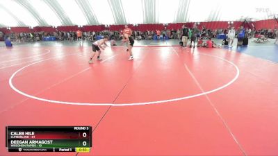 119-119 A Round 3 - Caleb Hile, Cumberland vs Deegan Armagost, Wisconsin Rapids