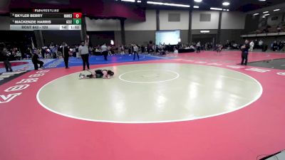 120 lbs Quarterfinal - Mackenzie Harris, Azle vs Skyler Berry, El Paso Hanks