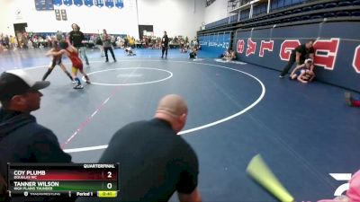 67 lbs Quarterfinal - Coy Plumb, Douglas WC vs Tanner Wilson, High Plains Thunder